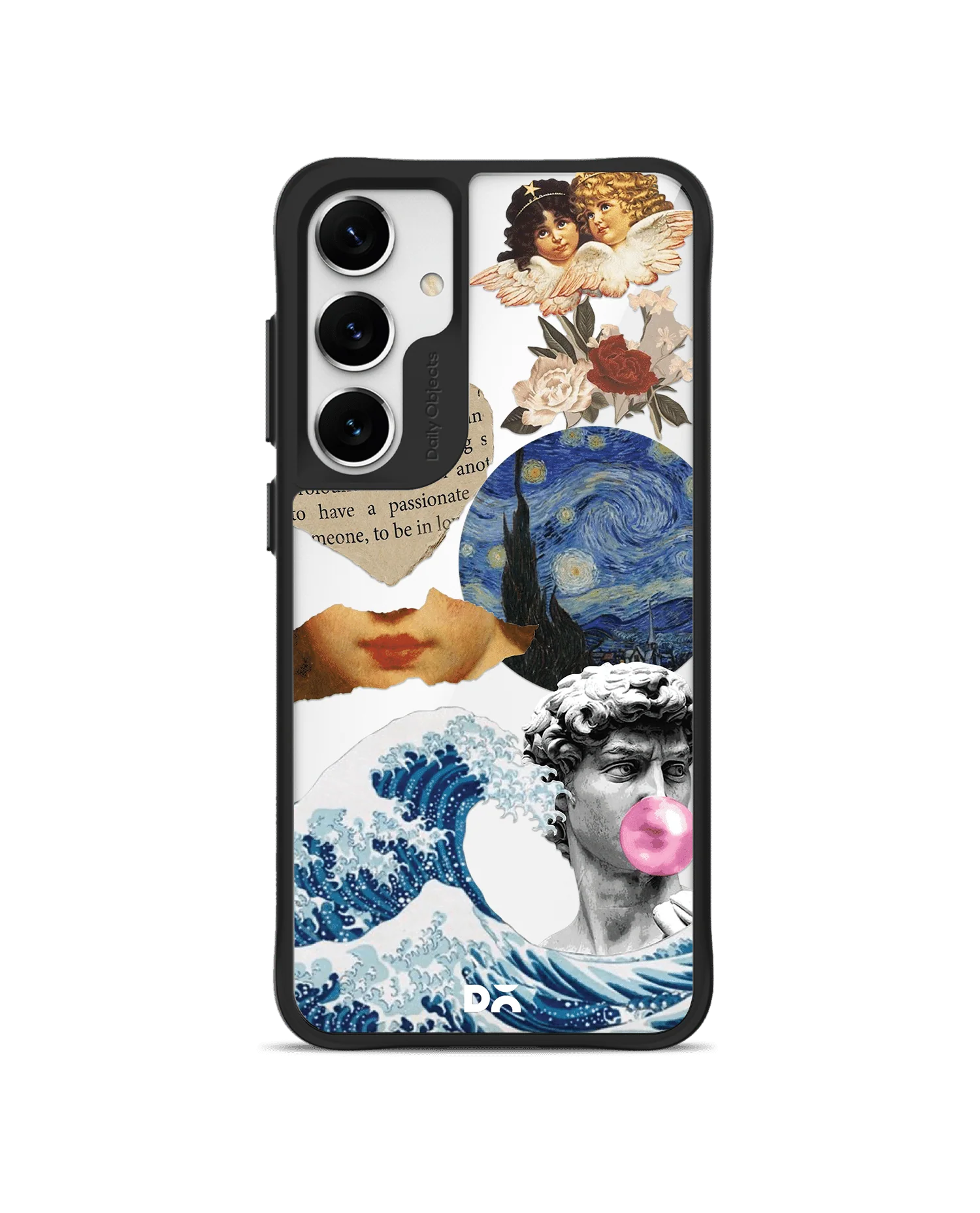 Starry Night Black Hybrid Clear Case Cover For Samsung Galaxy S24 Plus