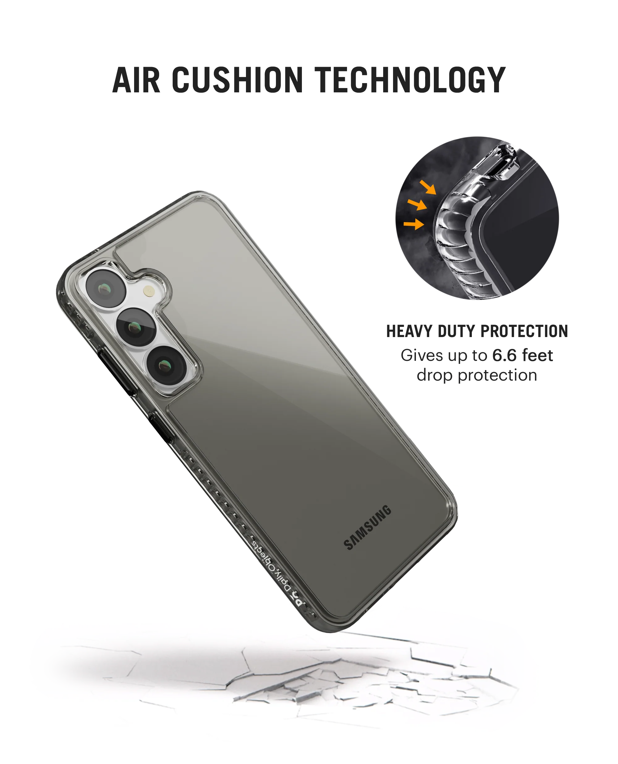 Stride 2.0 Clear Case Cover for Samsung Galaxy S24 Plus - Image 2
