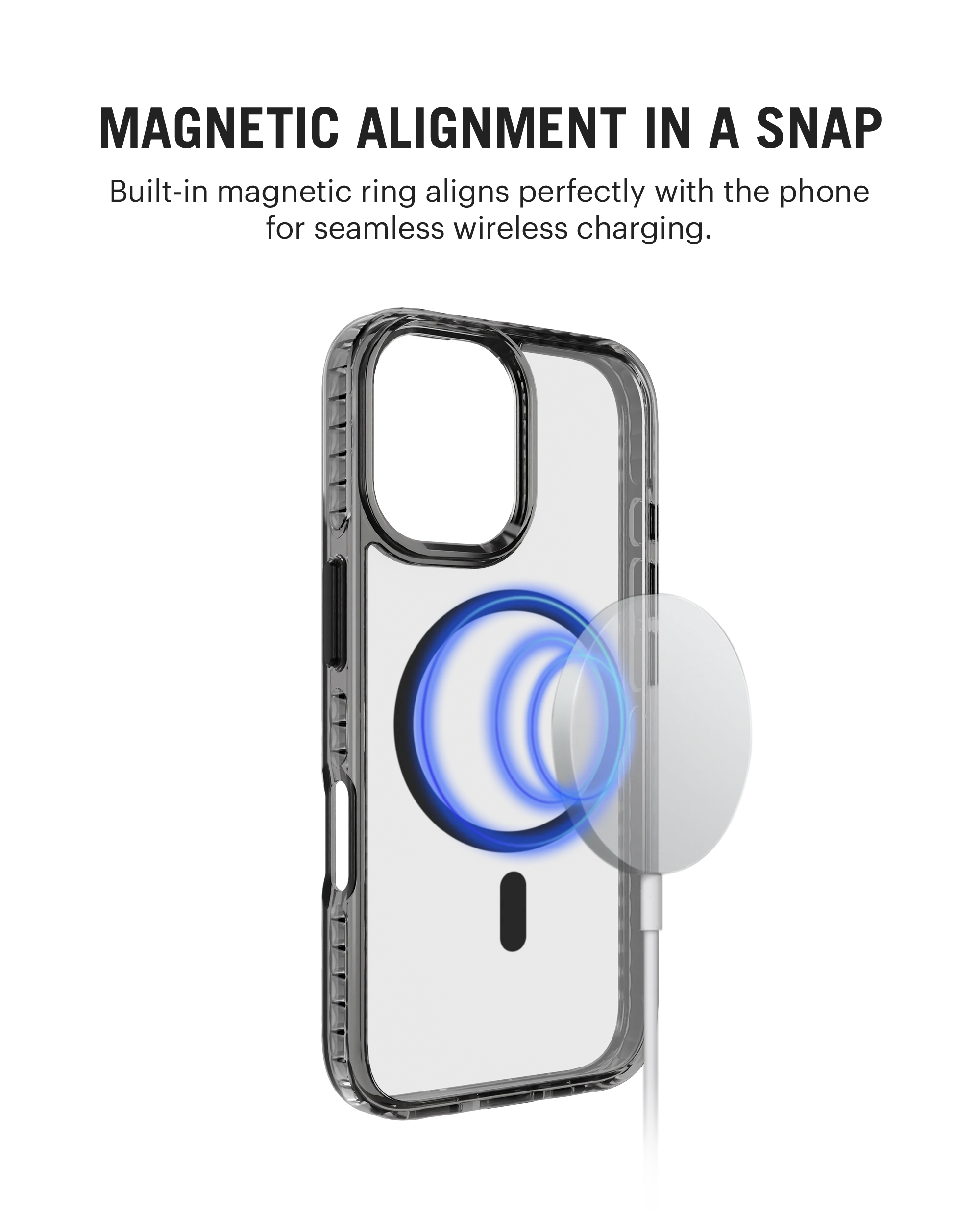 Stride 2.0 Clear MagSafe Phone Case Cover For iPhone 16 Plus - Image 2