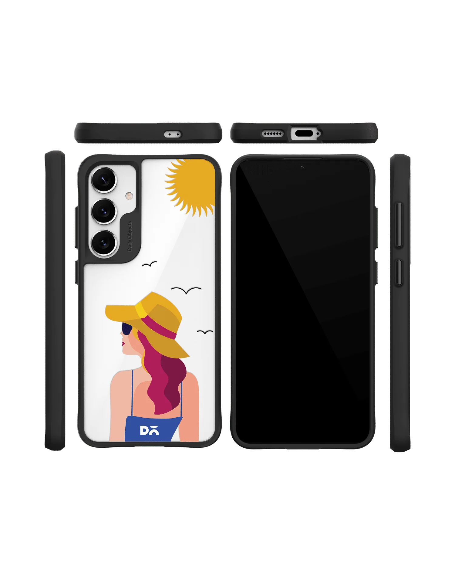 Sun Tan Black Hybrid Clear Case Cover For Samsung Galaxy S24 Plus - Image 10