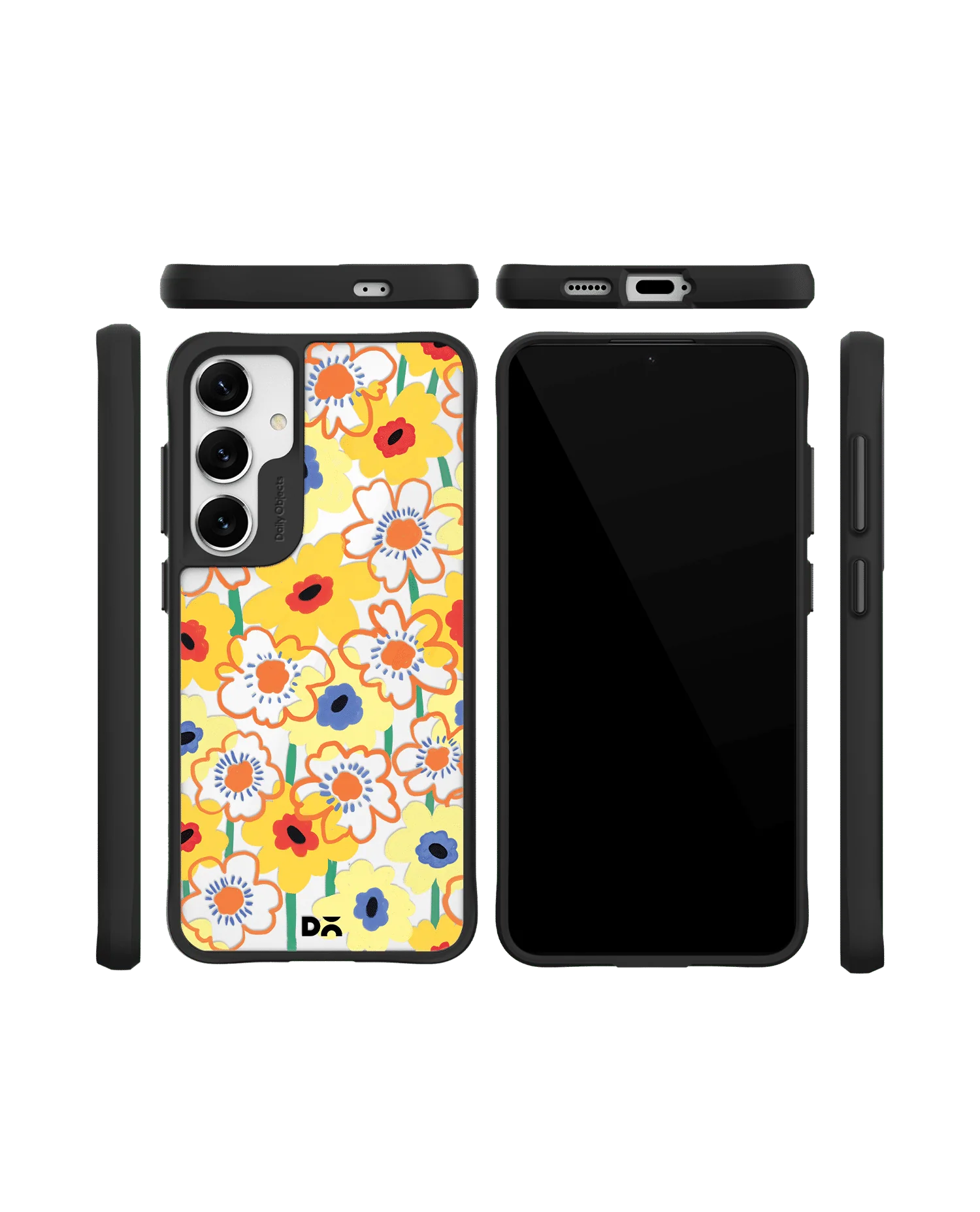 Sunflower Nostalgia Black Hybrid Clear Case Cover For Samsung Galaxy S24 - Image 10