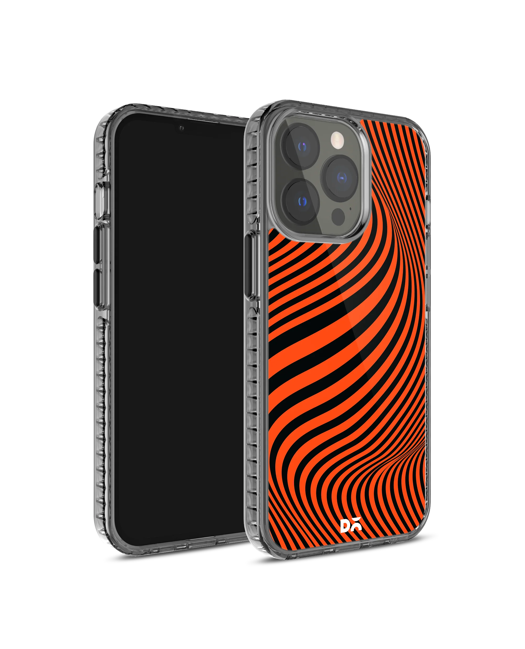Tangerine Waves Stride 2.0 Phone Case Cover For iPhone 15 Pro - Image 3