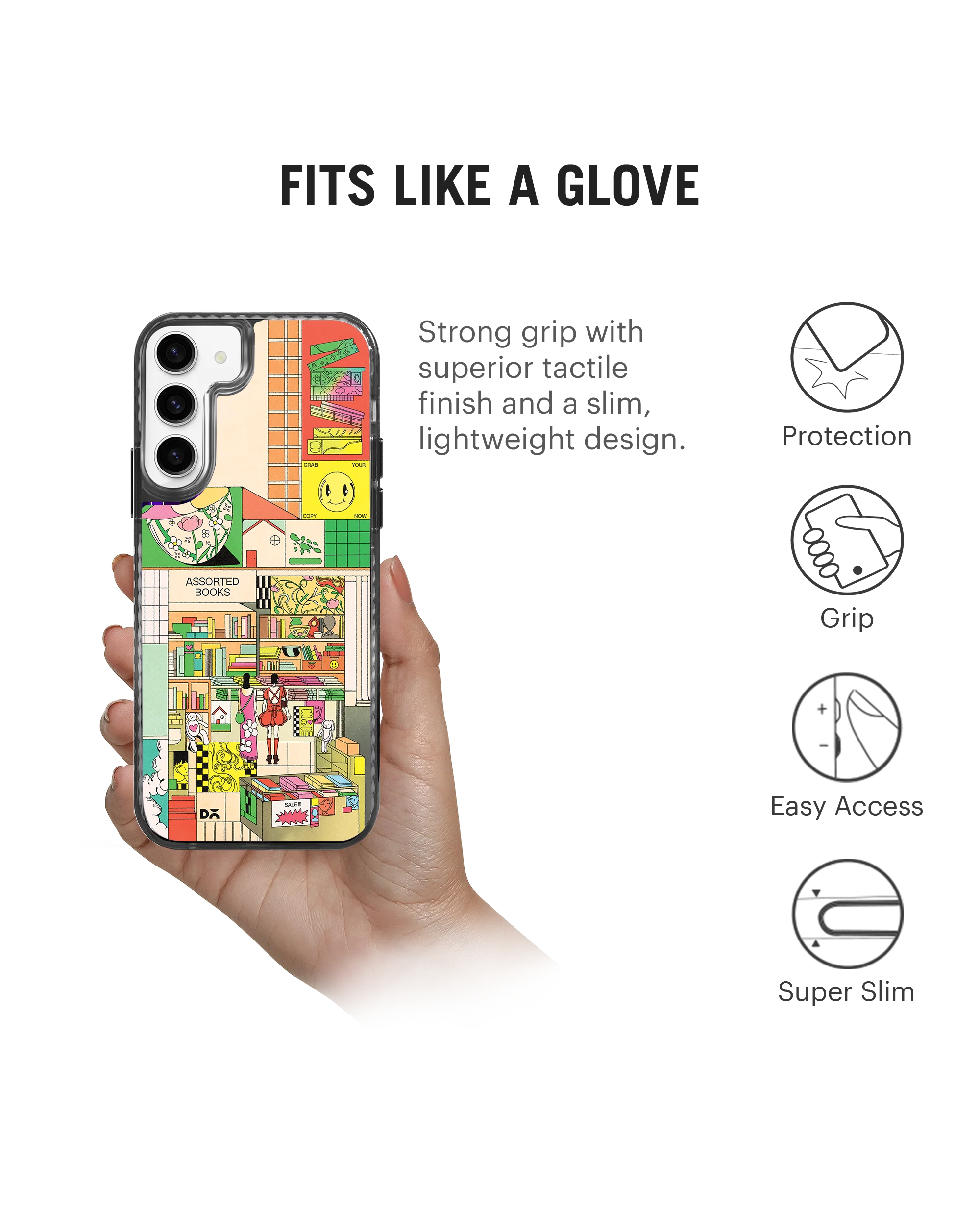 TBR (To be Read) Stride 2.0 Case Cover For Samsung Galaxy S23 - Image 5