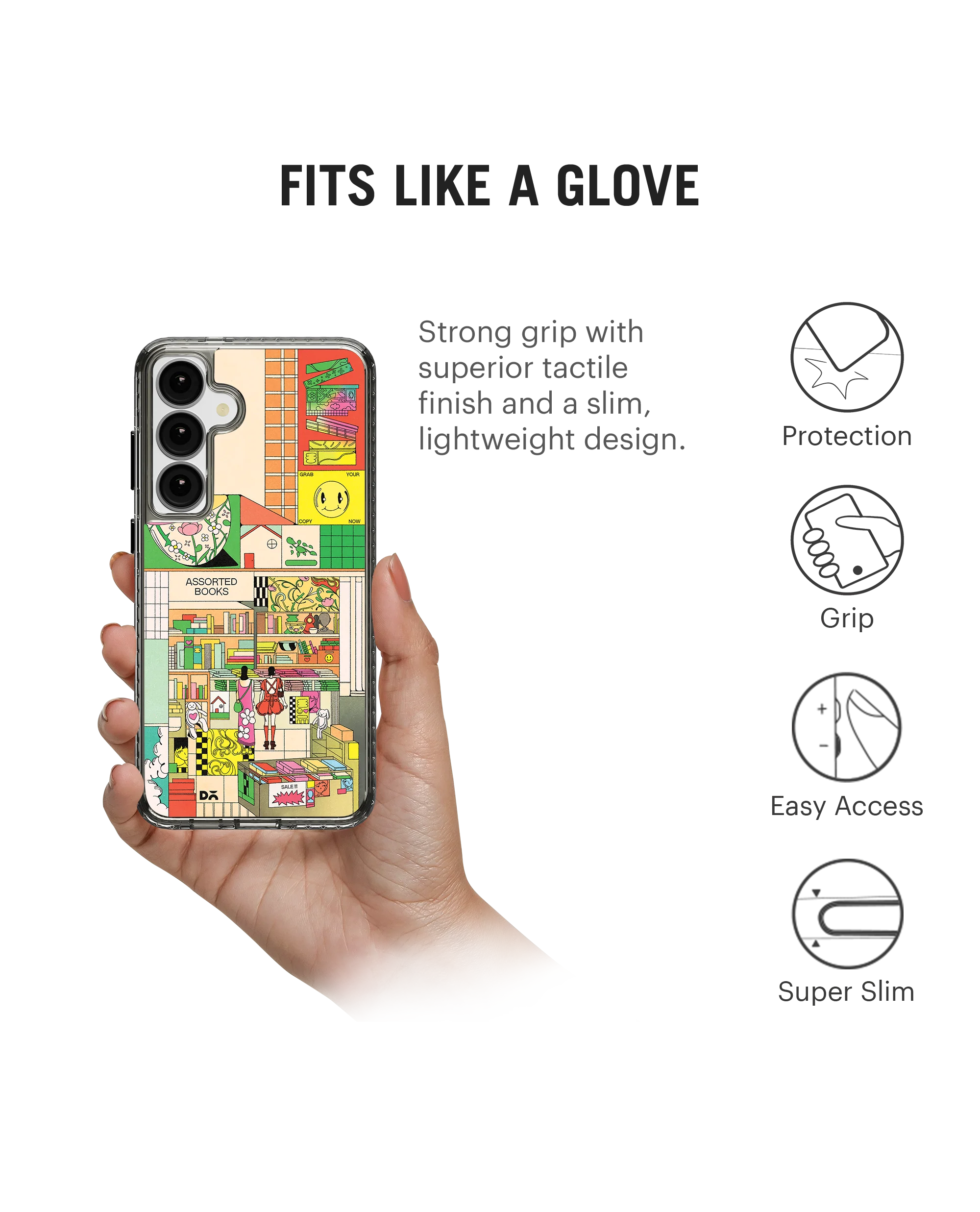 TBR (To be Read) Stride 2.0 Case Cover For Samsung Galaxy S24 - Image 5