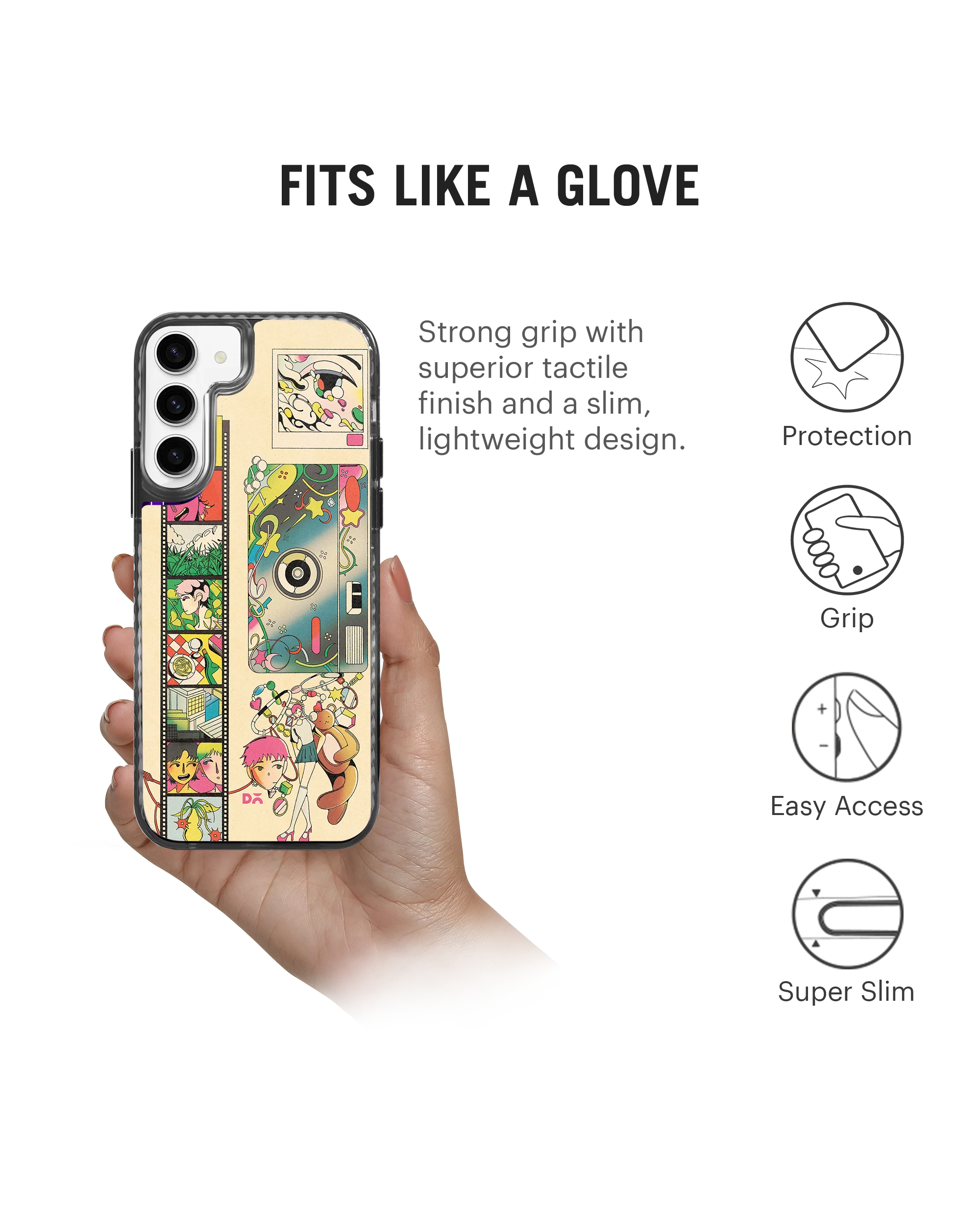 Technicolour Stride 2.0 Case Cover For Samsung Galaxy S23 - Image 4