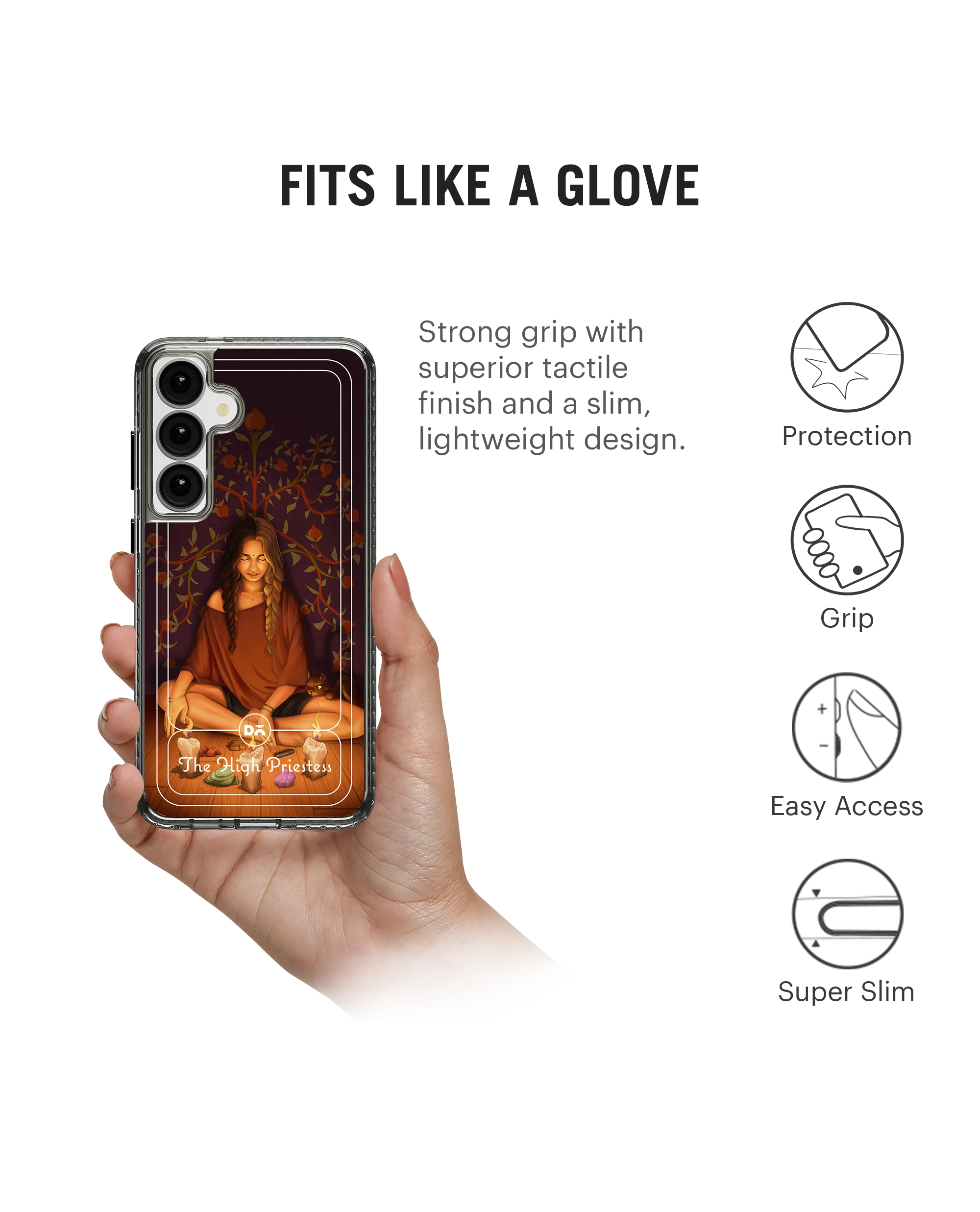 The High Priestess Stride 2.0 Case Cover For Samsung Galaxy S24 Plus - Image 5
