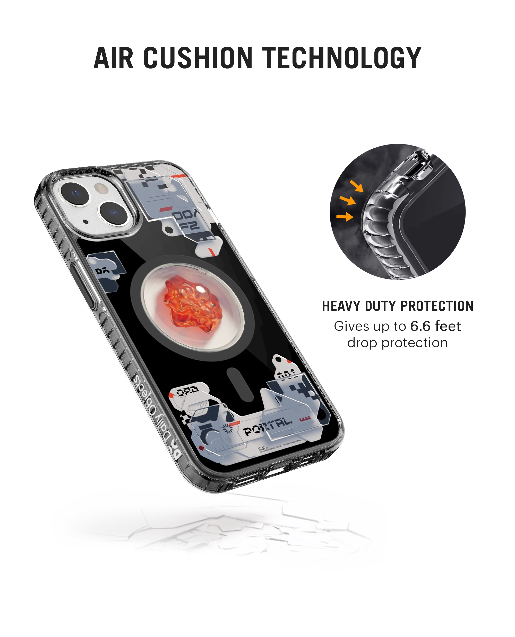 Titan Stride 2.0 Clear MagSafe Phone Case Cover For iPhone 15 - Image 5
