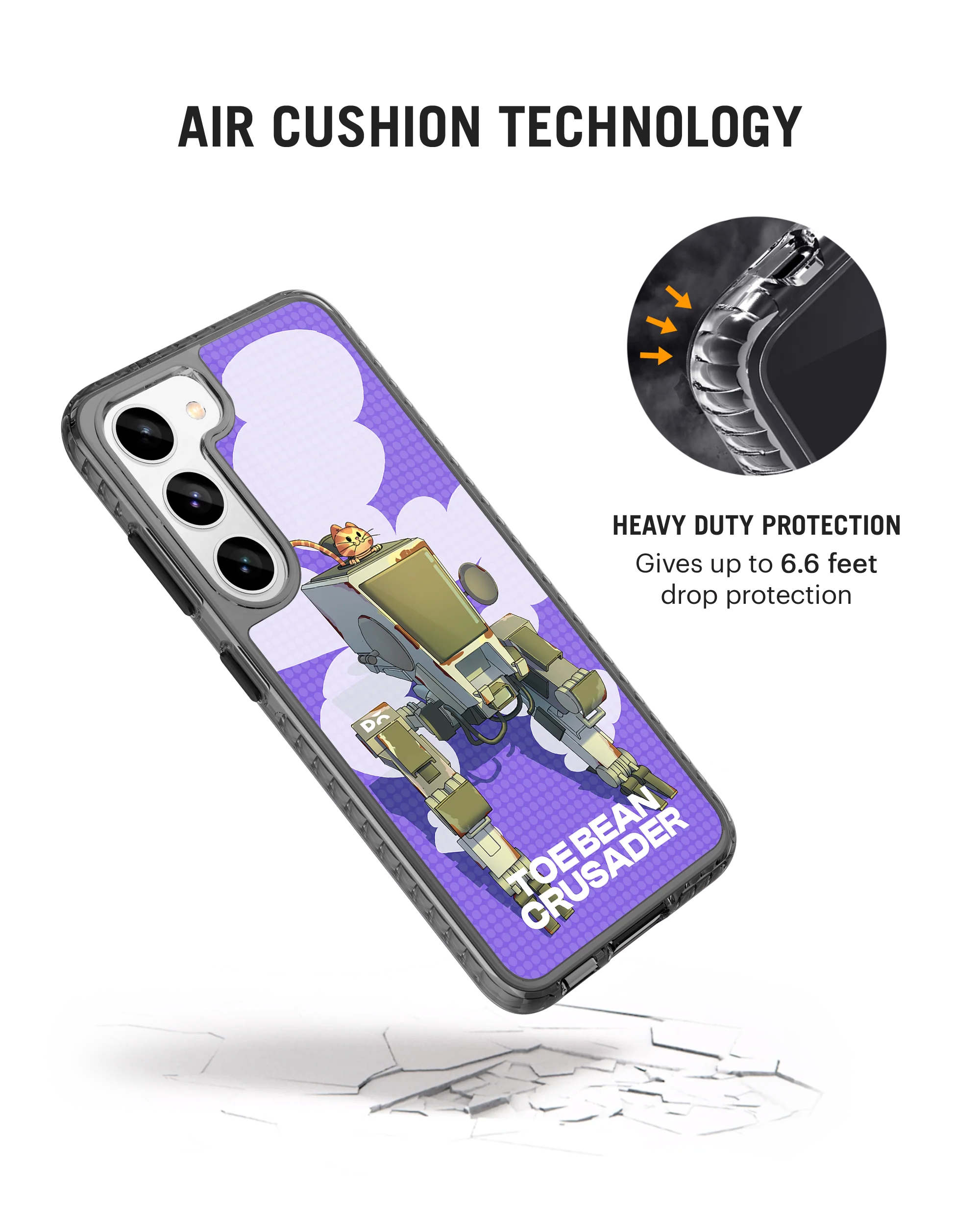 Toe Bean Crusader Stride 2.0 Case Cover For Samsung Galaxy S23 Plus - Image 2
