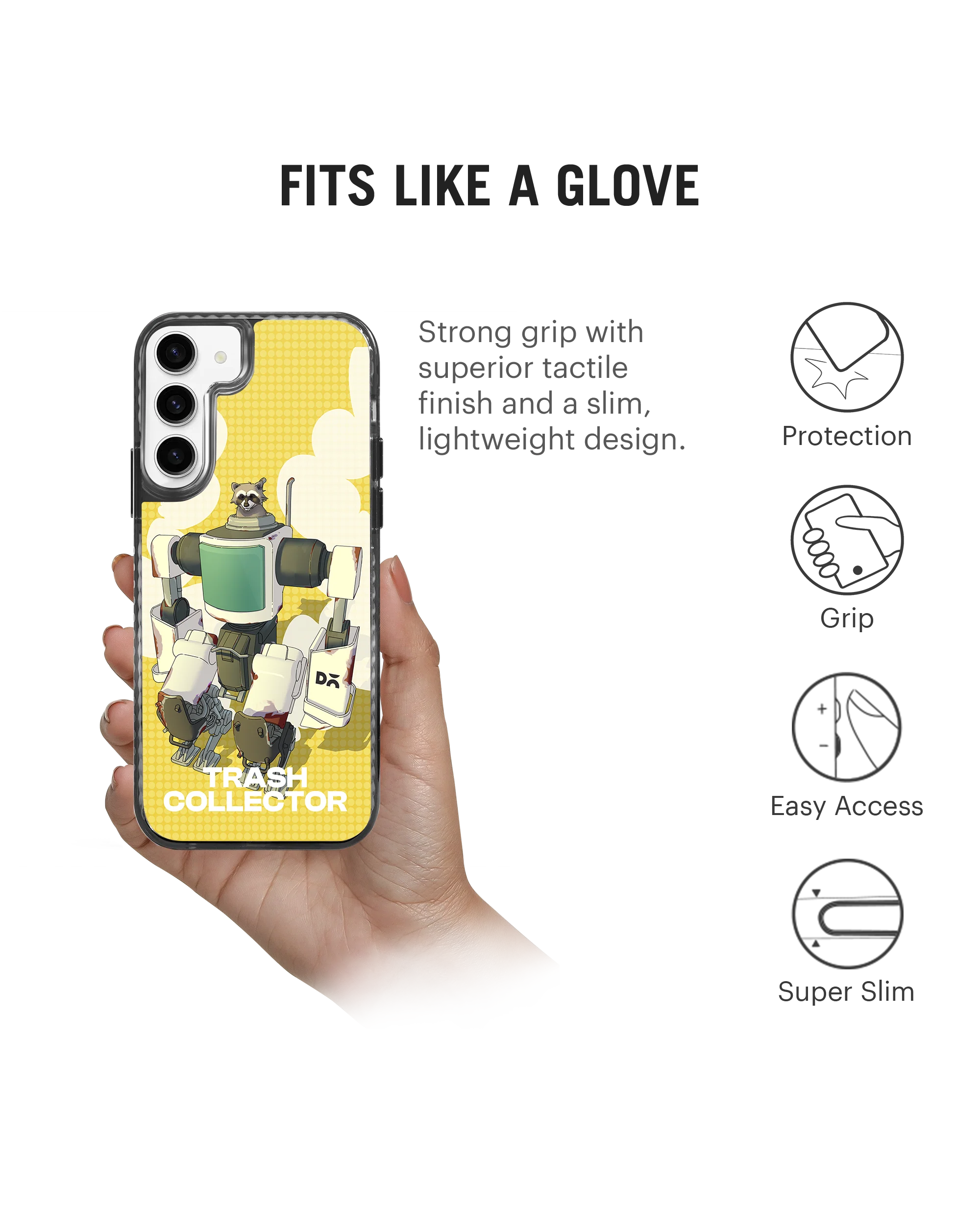 Trash Collector Stride 2.0 Case Cover For Samsung Galaxy S23 - Image 5