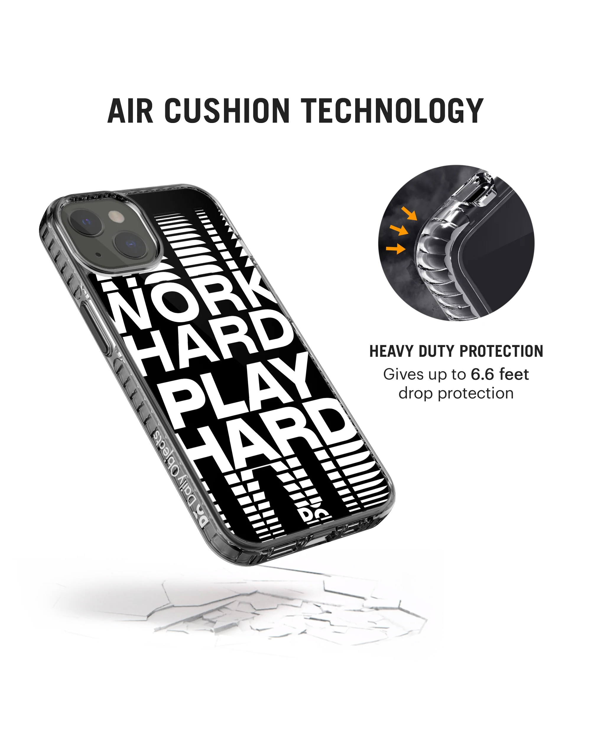 Work Hard Stride 2.0 Phone Case Cover For iPhone 15 Plus - Image 6